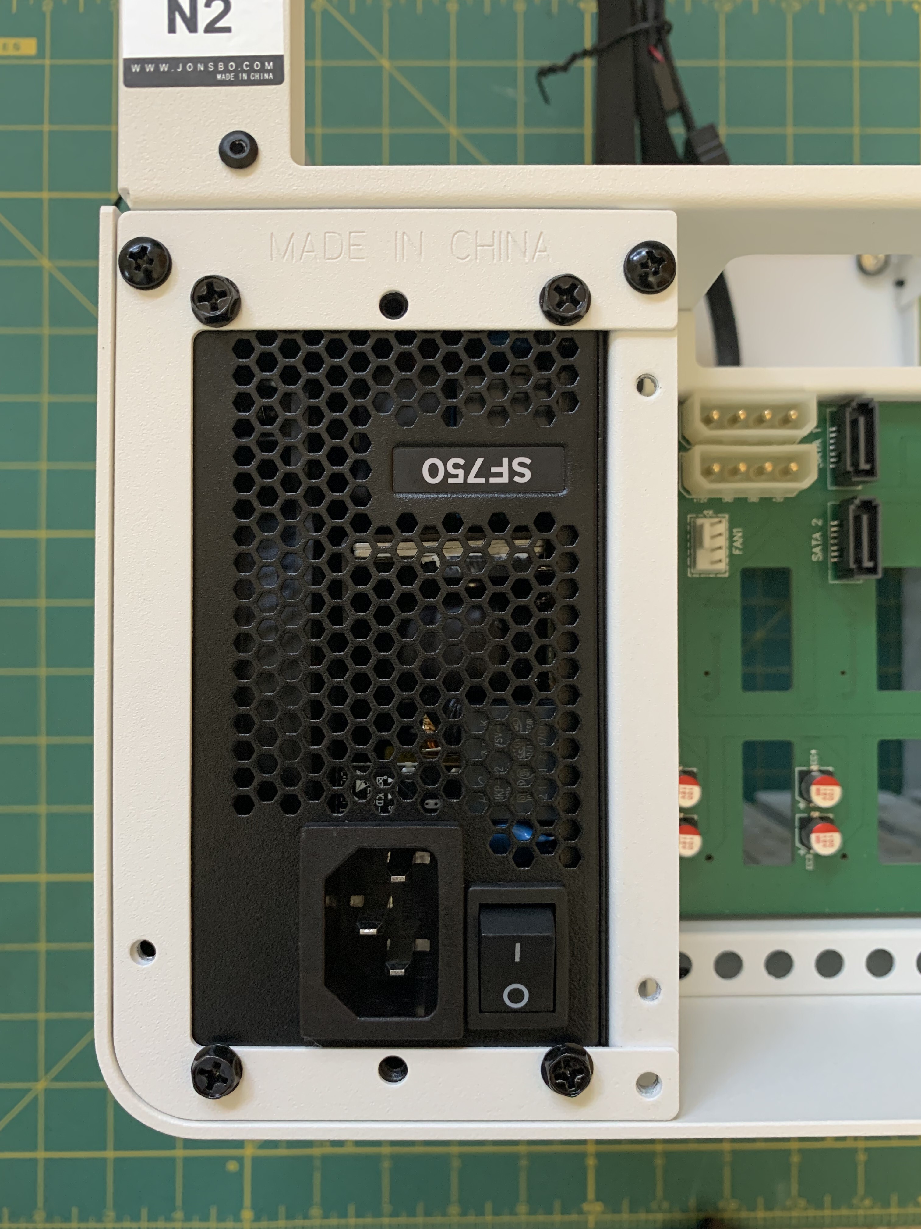 Power supply in case