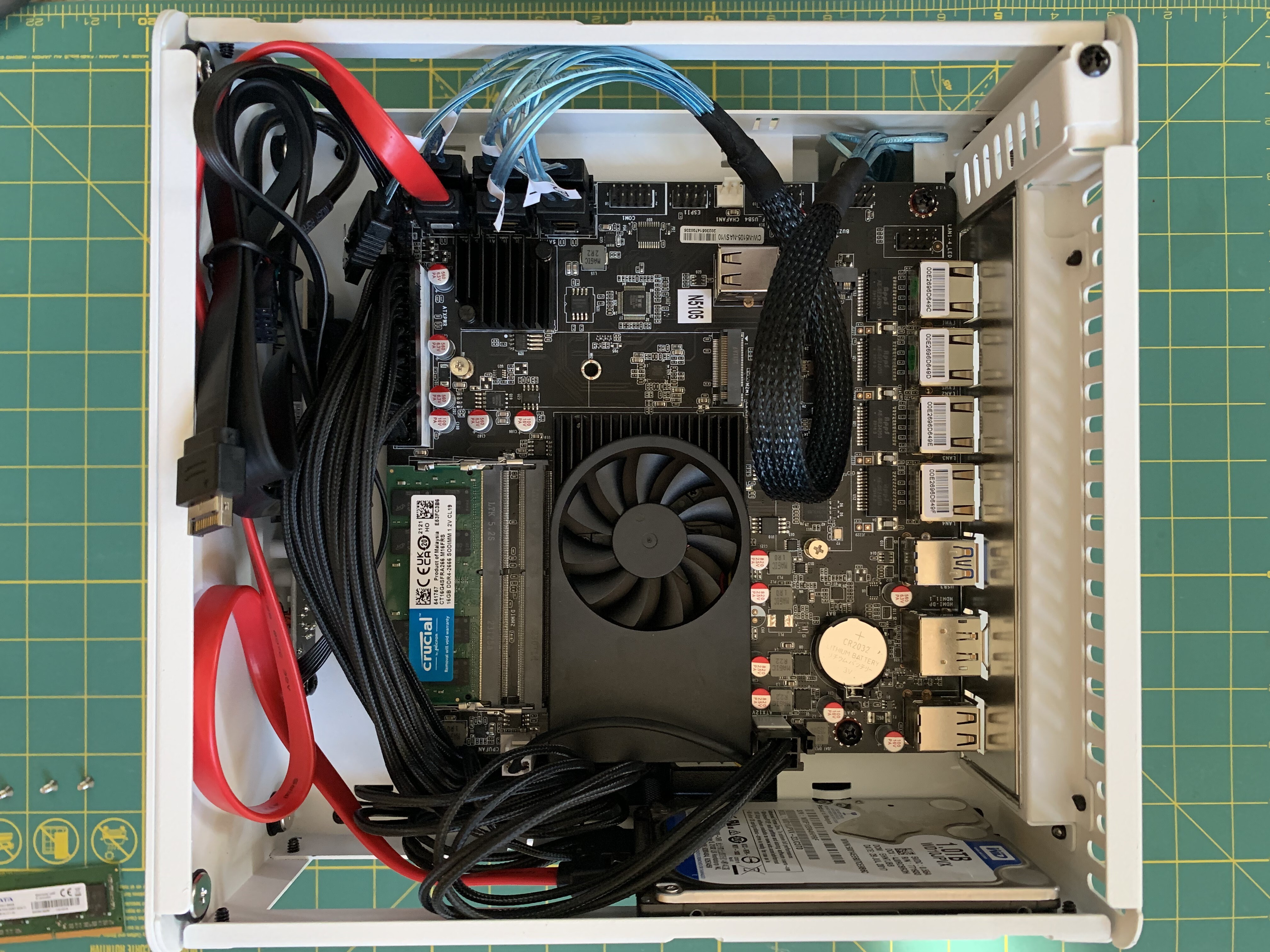 Motherboard all connected